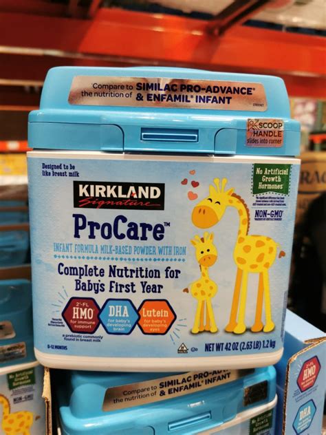 costco kirkland infant formula.